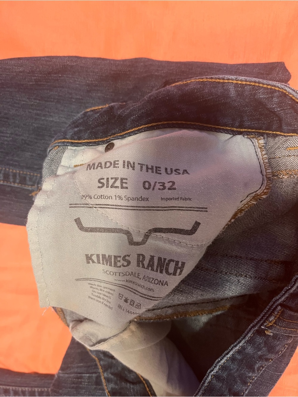 Kimes Ranch Dark Blue Women's Straight-Leg Jeans - Picture 5 of 5